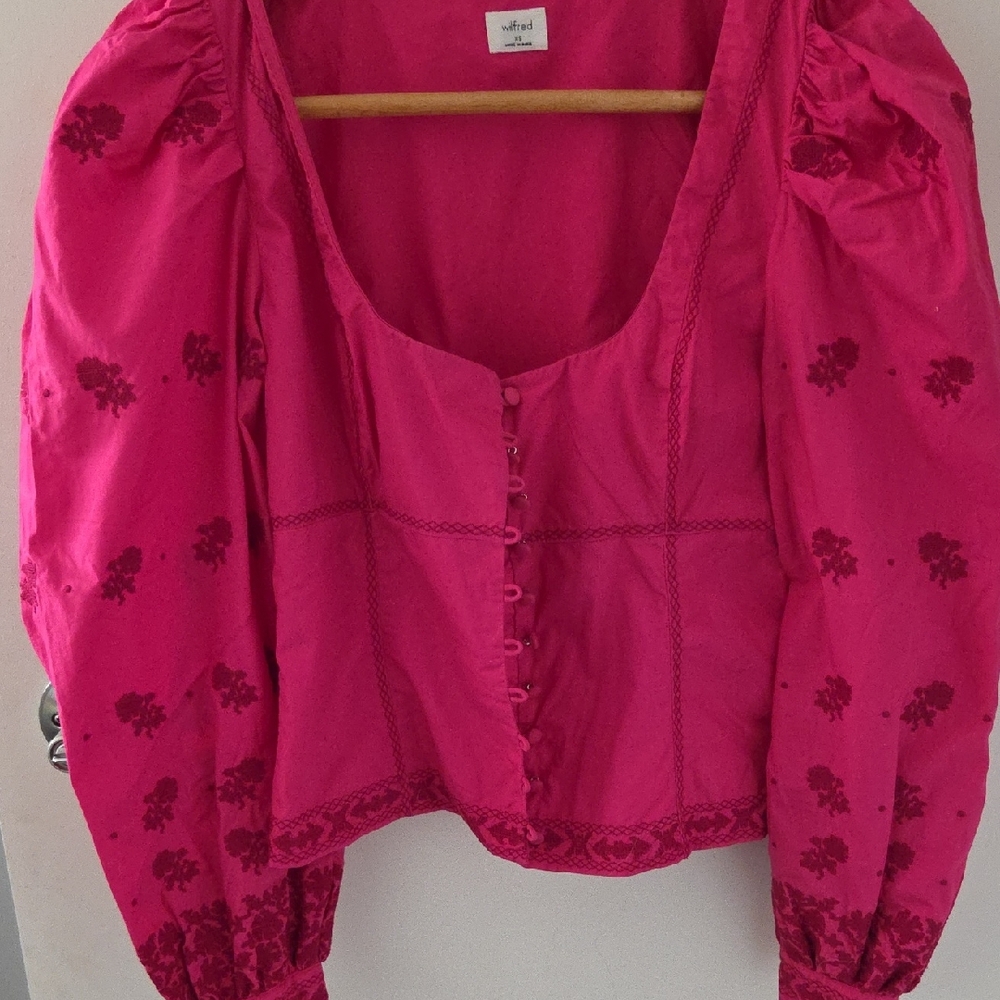 Wilfred Fuchsia Floral Blouse